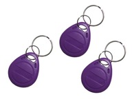 Kulcstartó 3 darab programozható 125kHz lila