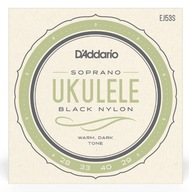 EJ53S Struny Do Ukulele Sopranowego Nyltech Black Nylon D'Addario