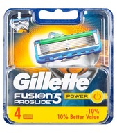 Gillette Fusion5 ProGlide Power 4 szt. Wkłady do Maszynek