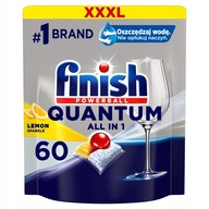 Finish Quantum All-in-1 Kapsułki Do Zmywarki Cytrynowe 60 Sztuk Lemon