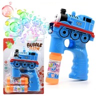 Pištoľ na mydlové bubliny Lokomotíva Vlak + kvapalina