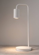 Nocna lampa stojąca Luis minimalistyczna do sypialni biała