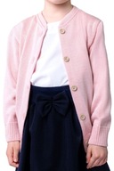 Ružový rozopínateľný sveter pre dievčatko veľ. 92
