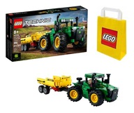 LEGO Technic 42136 - Traktor John Deere 9620R 4WD | Darčeková taška