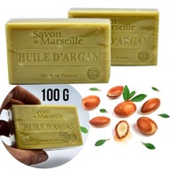 MYDŁO MARSYLSKIE ARGAN ARGANOWE 72% kostka 100g Le Chatelard 1802