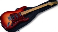 Flame Elite Series Bell Stratocaster, pickupy APG, blokowane klucze Gotoh