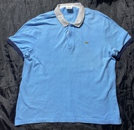 LACOSTE Regular Fit ORYGINALNE NIEBIESKIE POLO XXL