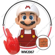 Anime Super Bros Mario Building Blocks Luigi mini Action toy Figures