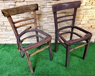 Krzesła drewniane stare zabytkowe antyk vintage 2szt