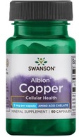 SWANSON ALBION CHELATED COPPER 2MG 60 KAPS MIEDŹ
