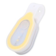 Mini lampka nocna żółta do biega z klips