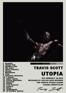 Travis Scott Utopia Plagát bez rámčeka Obrázok s albumom Darček