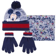 Cerda zimný set (čiapka, nákrčník, rukavice) MICKEY