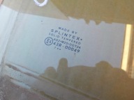window right rear part fiat croma II 2007r