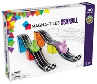 MAGNA-TILES Klocki Magnetyczne Downhill Duo 40 elementy Konstrukcyjne 3+