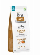 Brit Care Grain-free Senior & Light Salmon 12kg Łosoś