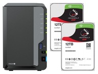 Synology DS224+ 6GB RAM + 2x 12TB Seagate IronWolf