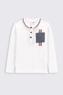 Chłopięcy T-Shirt Polo biały 92 Coccodrillo