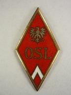 Odznaka - OSL - lotnictwo - LWP - PRL