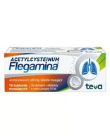 Acetylcysteinum Flegamina 600 mg 10 tabletek musujących