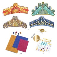 Djeco Tiary Diademy DIY vyrobte si sami zdobenie koruny tiara diadem