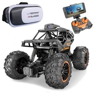 SAMOCHÓD RC ROCK CRAWLER AUTO NA PILOTA Z KAMERĄ WIFI NA ŻYWO + OKULARY VR