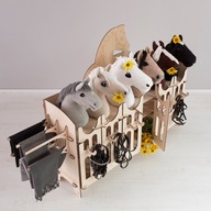 Stajnia drewniana 6 Hobby Horse koniki na kiju