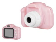 1 szt. Aparat cyfrowy z funkcją kamery, kid-friendly, różowy.