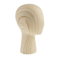 Drewniany model głowy manekina z włókna