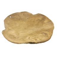 MISKA PATERA drewniana 40 cm drewno tekowe atest do kontaktu z żywnością