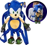 SONIC PRIME PLYŠOVÝ MASKOT BATOH MODRÝ 41 CM NASTAVITEĽNÉ TRAKY