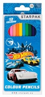 KREDKI OŁÓWKOWE HOT WHEELS SAMOCHODY 12KOL STARPAK