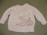Sweter z liczbą 3-6m Early Days