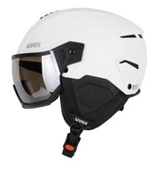 Kask Narciarski Uvex Instinct Visor White-Black 56 - 58 cm