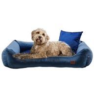 Golden Dog pohovka pre psa odtiene modrej 65 cm x 60 cm