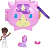 POLLY POCKET PET CONNECTS SZETT KOMPAKT UNIKORNIS MINI BABA ÁLLAT