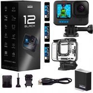 Akčná kamera GoPro HERO12 4K UHD + Vodotesné puzdro, vodotesné GoPro pre kamery GoPro