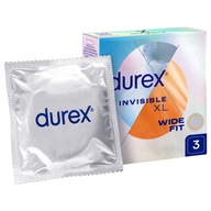 DUREX prezerwatywy Durex Invisible XL 3 szt.