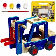 Model do złożenia dla dzieci wózek widłowy zabawka Stanley Jr.
