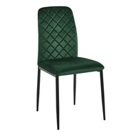 Jedálenská stolička Maverik Velvet tmavo zelená