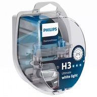 ŻARÓWKI PHILIPS DIAMOND VISION 2SZT. H3 12V 55W P14,5S BIAŁE ŚWIATŁO 2SZT.