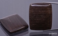 Fosílne drevo nízky kabošon cushion 28,5x24 mm