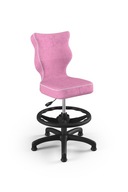 Krzesło fotel dziecięcy podnóżek różowy roz. 3
