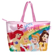 TORBA PLAŻOWA NA ZAMEK AURORA BELLA ARIEL DISNEY DUŻA 48/15/32 CM SHOPPER