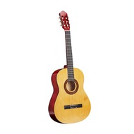 32-palcová akustická klasická gitara, 6 kovových strún, hudobný oranžový