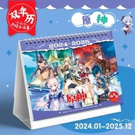 Genshin Impact 2024-2025 Biennial Calendar, Game Calendar Tabletop