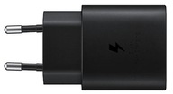 Ładowarka SAMSUNG Ładowarka sieciowa 1xUSB-C 25W + kabel USB-C USB-C czarna