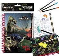 Kreatívny zápisník Vyškrabovačky Dinosaurus 17