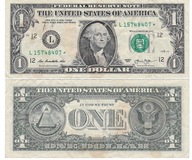 BANKNOT - USA - 1 DOLLAR 2013 - B88