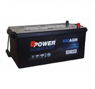 BPOWER PLATINUM 632AGM 12V 210Ah 1200A START-STOP